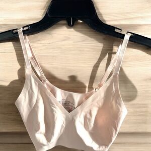 TRUE & CO True Body Triangle Convertible Strap Bra Light Pink  XS
